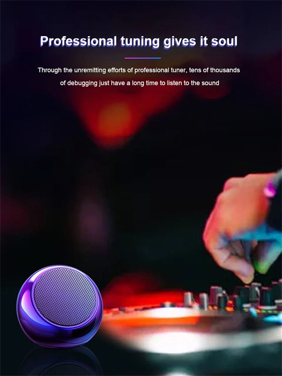 Mini Altoparlante Bluetooth Con Microfono TWS Cassa Di Risonanza Portatile HiFi Per Musica Su Smartphone Tablet Metallo
