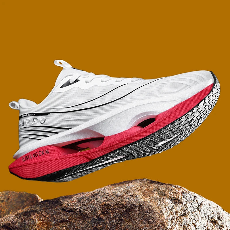 Scarpe Da Corsa Su Strada Casual Da Uomo Comode E Alla Moda Con Lacci Design Basso Con Suole Antiscivolo