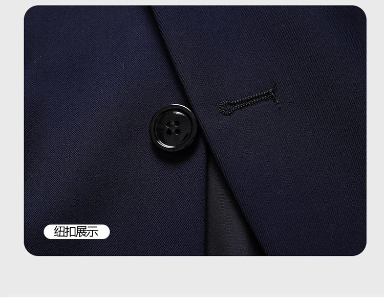 Blazer Da Uomo Tinta Unita In Stile Britannico Per Lavoro Professionale E Cerimonie Eleganti
