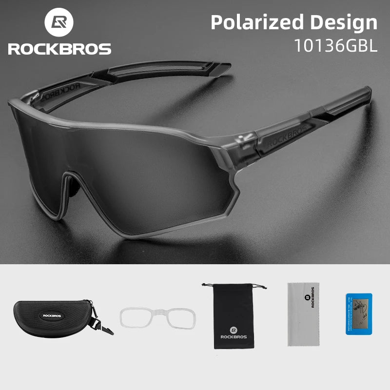 Occhiali Polarizzati Rockbros Da Sole UV400 Sport All Aperto Ciclismo Escursionismo Campeggio Golf