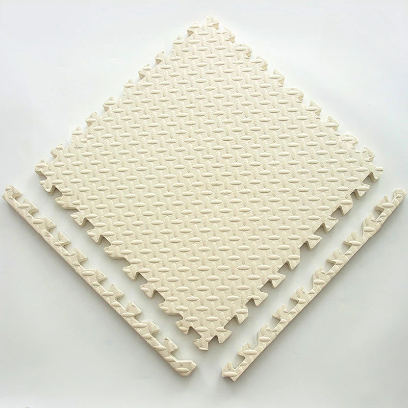 12 pezzi di schiuma tappetino da gioco per bambini tappetino puzzle bambini incastro esercizi piastrelle tappeti piastrelle giocattolo tappeto morbido 30 * 30 * 1 cm