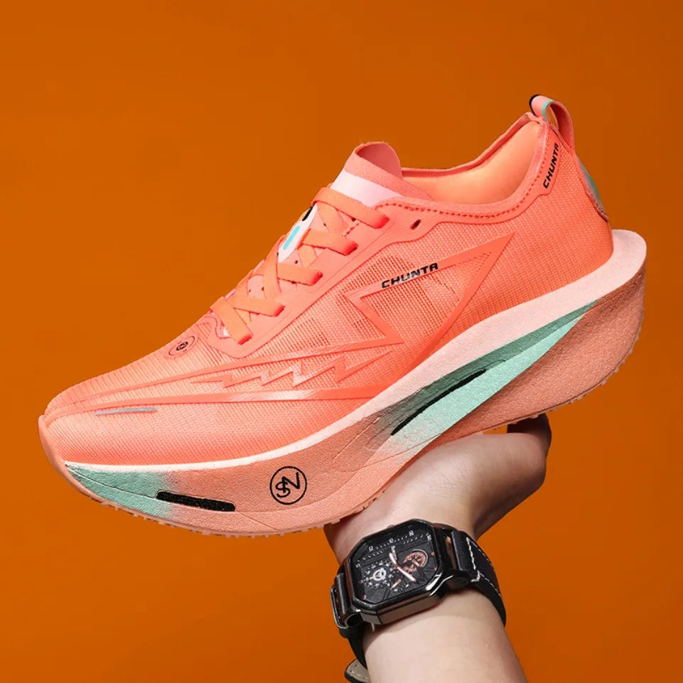 Scarpe Da Corsa Con Piastra In Carbonio Leggere Traspiranti Per Maratona Uomo E Donna Scarpe Atletiche Confortevoli
