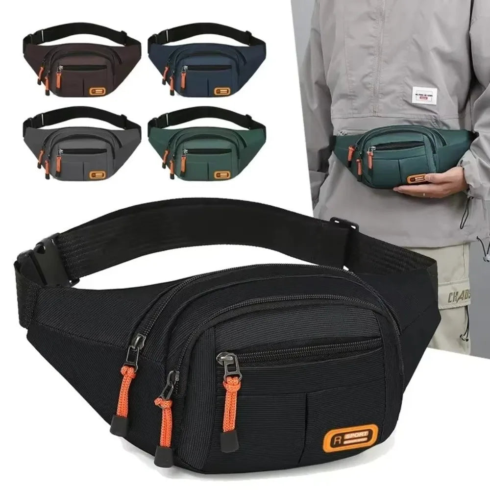 Borsa A Tracolla Da Uomo Oxford Durevole Impermeabile Grande Capacità Unisex Marsupio Multifunzionale