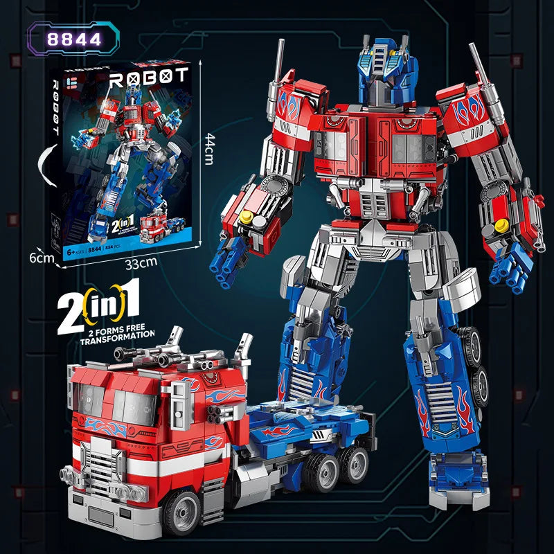 Autobots Decepticons Trasformazione Robot Mattoni Per Bambini Educativo Giocattolo Regalo Compatibile Con Lego Età 14