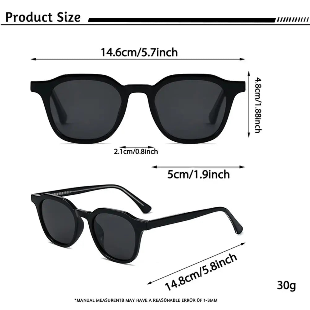 Caterside Occhiali Da Sole Polarizzati Per Uomo Lenti Quadrate UV400 All Aperto Leggeri E Confortevoli