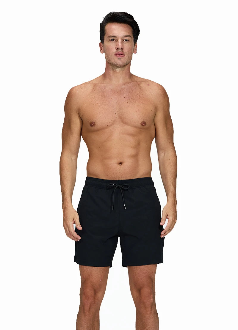 DATIFER Estate 2026 Pantaloncini Da Uomo In Poliestere Con Fodera Spandex 2 In 1 Elastico Vita Tasca Cerniera Palestra