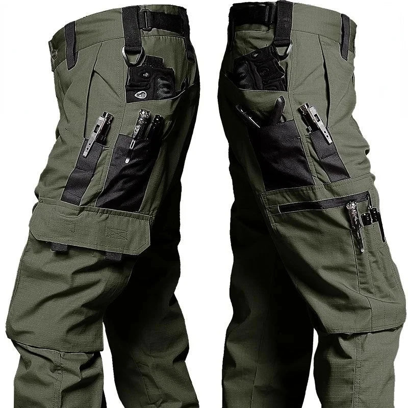 Pantaloni Tattici Da Uomo Impermeabili Cargo Pantaloni Da Combattimento Resistente All Usura Esterni Cotone Poliestere