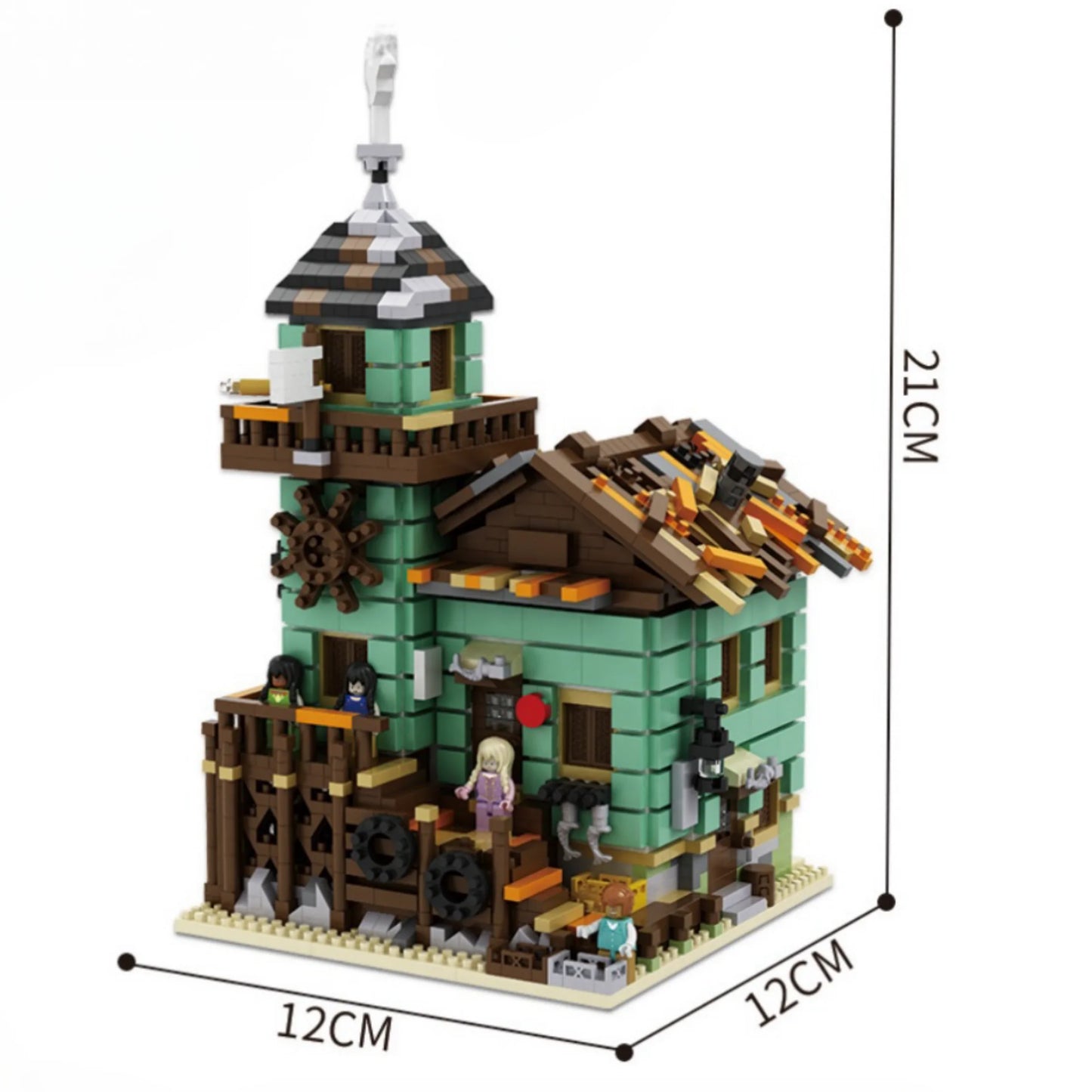 Giocattoli Educativi Blocco Di Costruzione In Stile Cinese Antico Edificio Street View Compatibile Con Lego