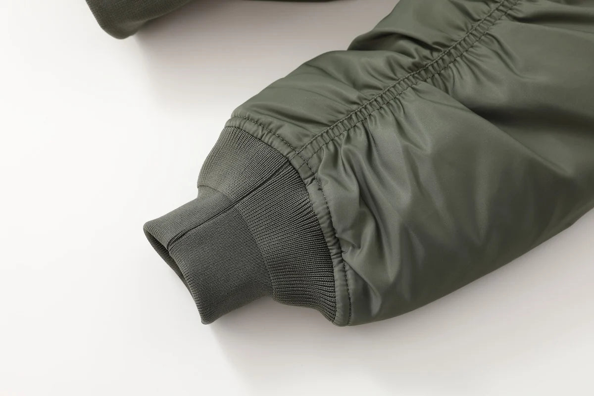 Cappotto Invernale MA1 Verde Salvia Pilota Nylon Imbottito Bomber Vintage Uomo Giacca Da Volo Giappone