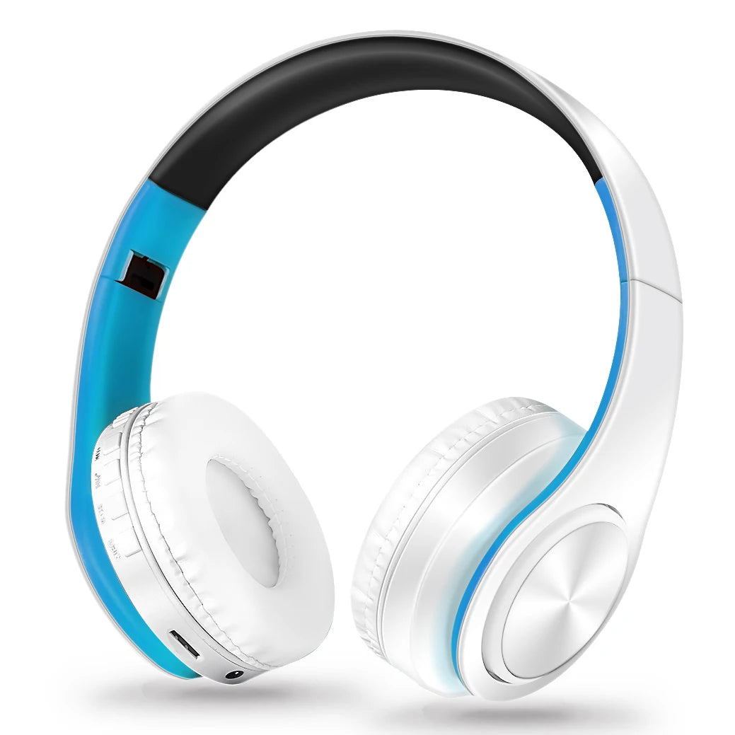 Cuffie Wireless Dorate Bluetooth con Microfono Incorporato Auricolare Stereo Universale per Android e iOS Regalo da Uomo