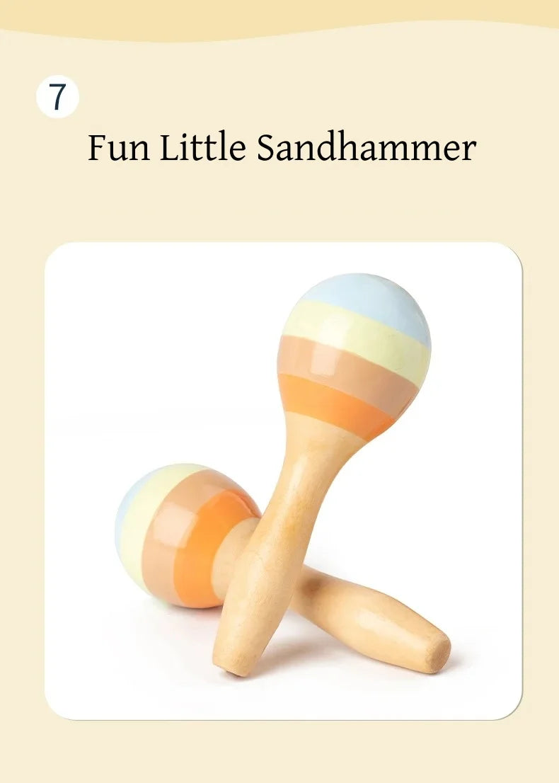 Set Strumenti Musicali Per Bambini In Legno Montessori Xilofono E Tamburo Regalo Educativo Per Età Prescolare 3 6 Anni