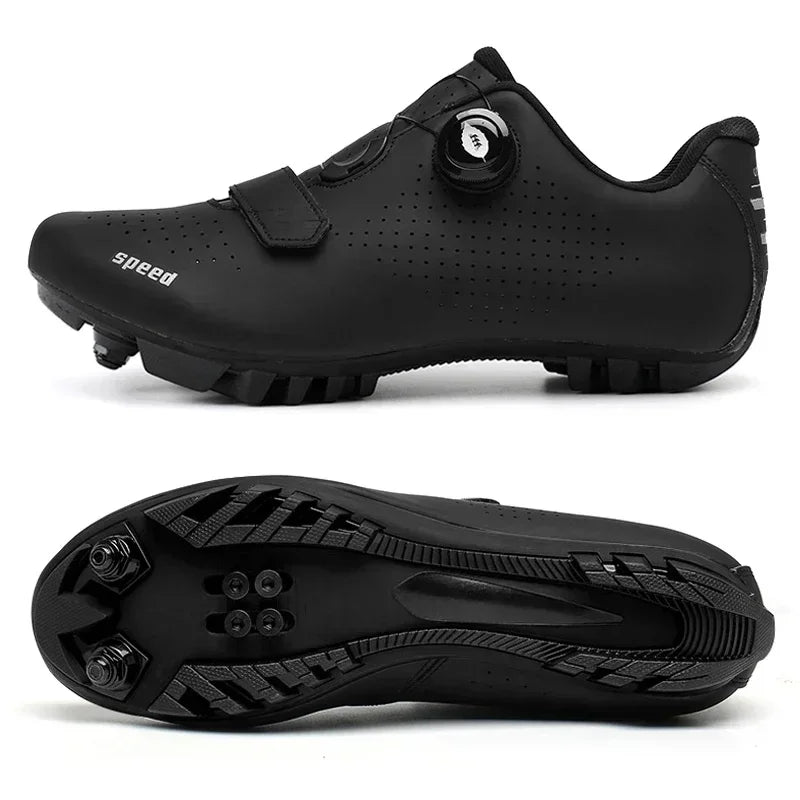 Scarpe Da Mountain Bike Da Uomo Con Attacchi Per MTB Impermeabili Traspiranti Comfort Massaggio E Aumento Di Altezza