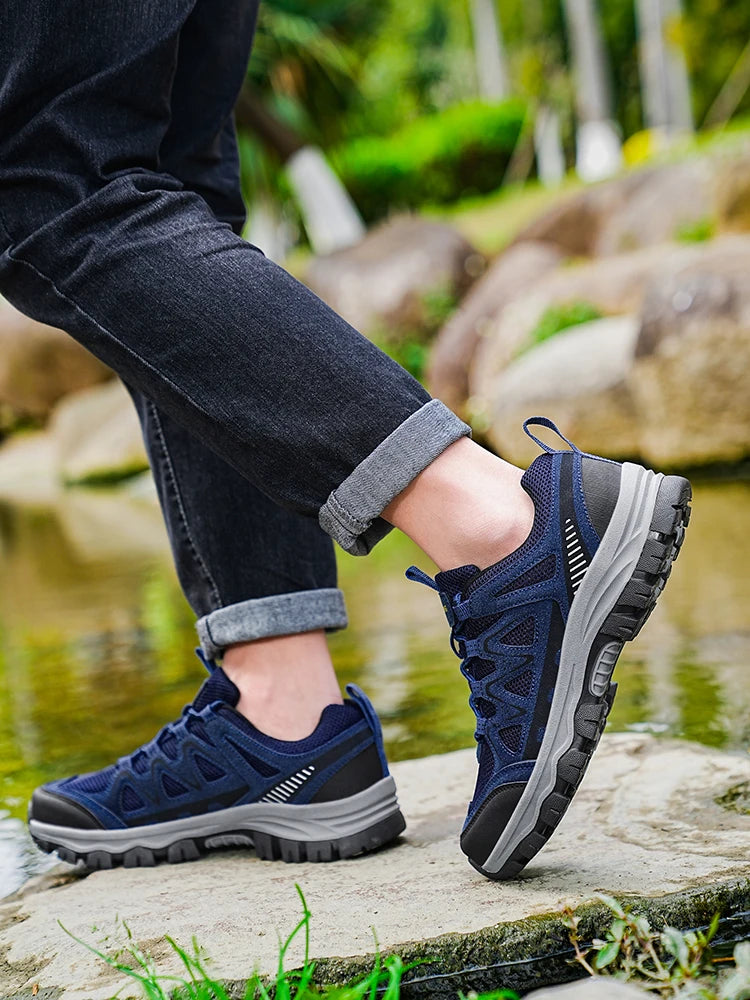 Scarpe Da Trekking Grandi Da Uomo Per Lavoro All Aperto Comode E Resistenti All Usura Sneakers Casual Traspiranti