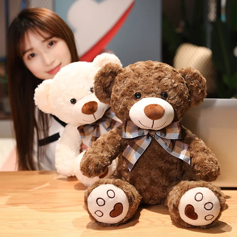 Orso Peluche Con Papillon Kawaii 35 50 60 Cm Cuscino Morbido Per Bambini Ragazze Regalo Perfetto Per Bimbi E Ragazze