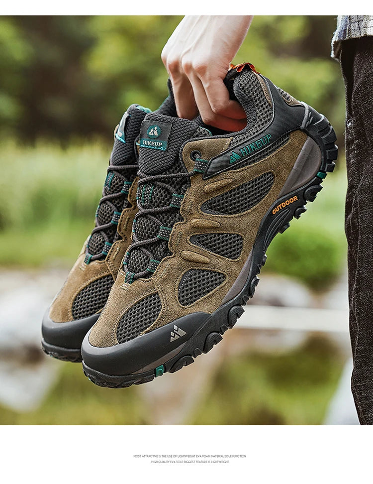 HikeUp Scarpe Da Uomo Traspiranti Antispruzzo Per Trekking All Aperto Alpinismo Sportivo Sneaker