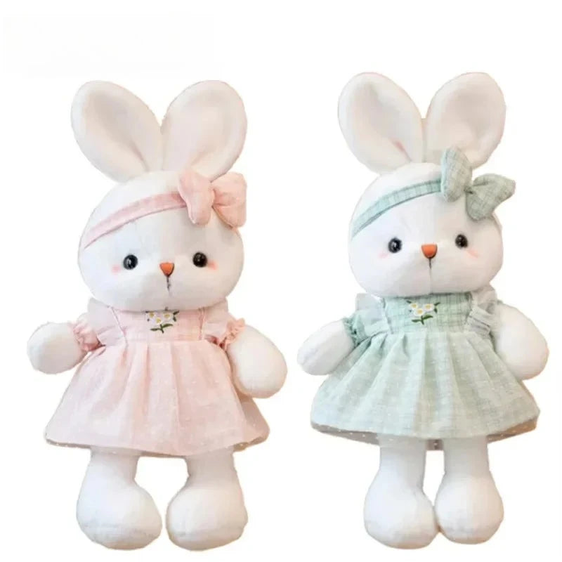 Peluche Coniglio Carino 30 Cm Morbido Cuscino Bambola Neonati Regalo Compleanno Per Bambini Giocattolo Per Sonno