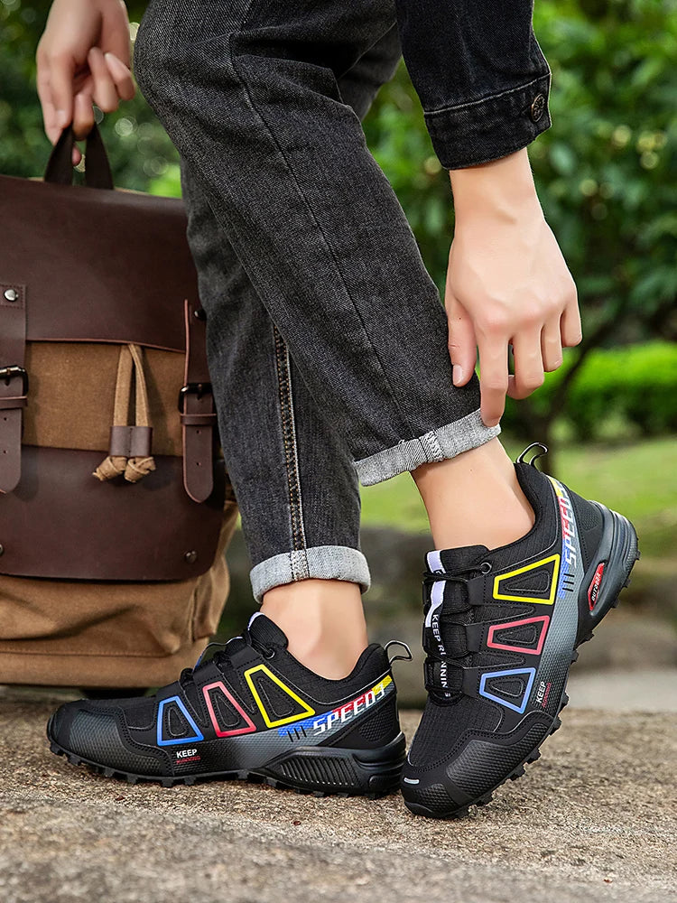 Scarpe Da Trekking Uomo Traspiranti In Rete Antiscivolo Per Terreni Misti All Aperto Resistente All Usura Esterni