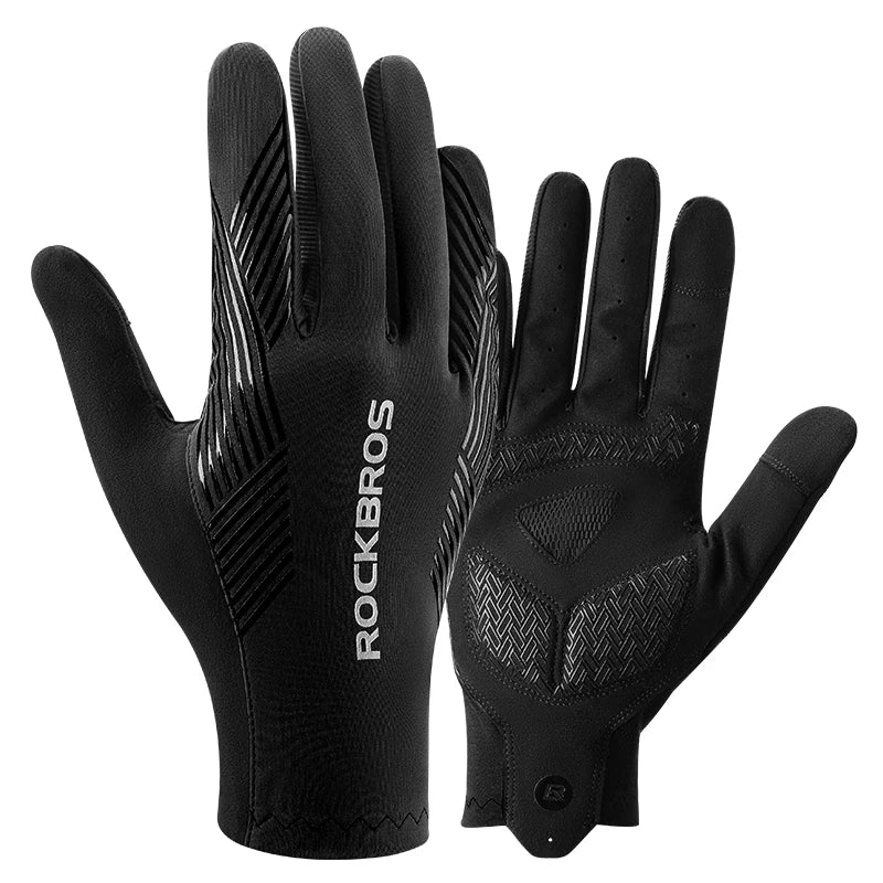 Guanti da Ciclismo RockBros Estivi Traspiranti Antiscivolo Touchscreen per MTB Bici da Strada Corsa Fitness Palestra