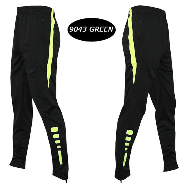 Pantaloni sportivi da corsa da uomo con tasche con cerniera Pantaloni da jogging da calcio Pantaloni sportivi da allenamento Pantaloni da calcio da basket Pantaloni da allenamento da uomo