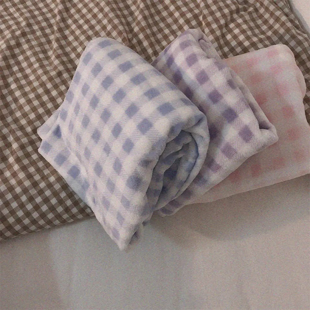 Pigiama Da Donna Caldo In Pile Set Pigiama Invernale Morbido Top Solido E Pantaloni Scozzesi Per Casa