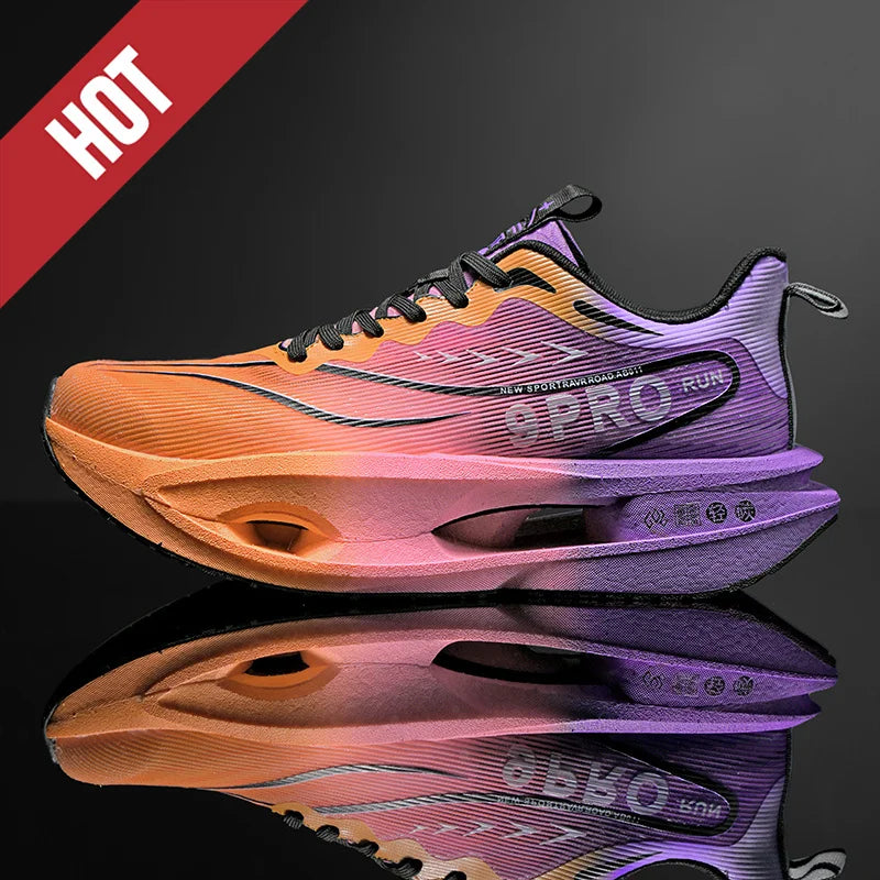 Scarpe Da Corsa Sportive Con Piastra In Carbonio Traspiranti Leggere Comfort Per Jogging Uomo Donna