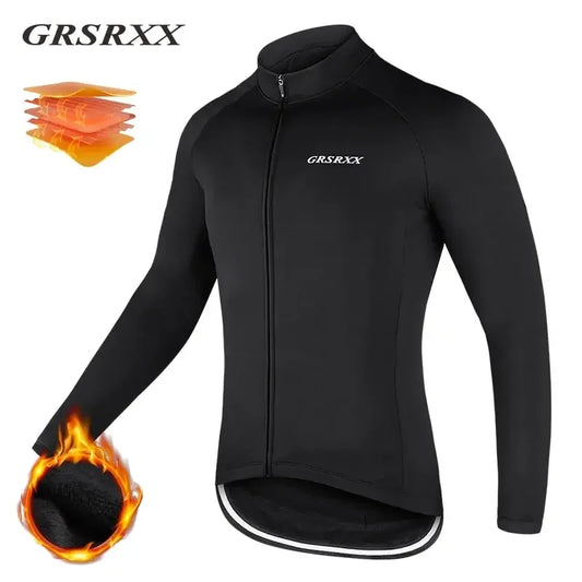 Giacca Ciclismo Invernale Termica Unisex Tasche Riflettente Protezione Dal Vento Traspirante MTB