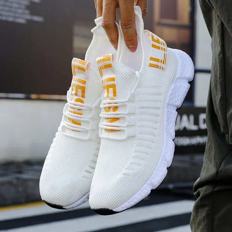 Scarpe Da Ginnastica Estive Da Uomo Traspiranti In Mesh Leggero Per Allenamento E Tennis Eleganti Spedizione Gratuita