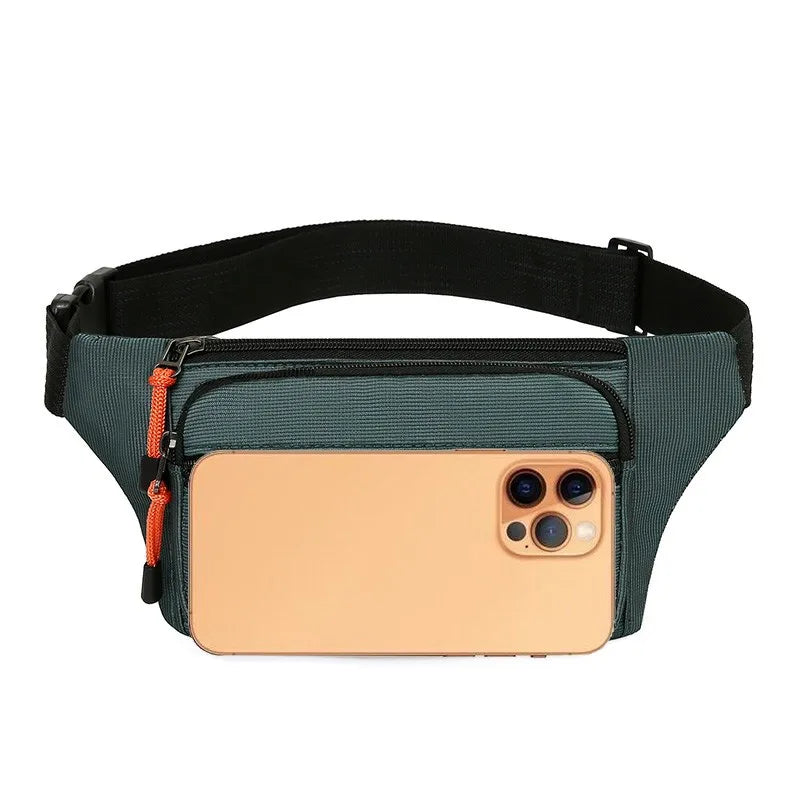 Marsupio da Uomo Impermeabile Unisex Borsa a Tracolla per Corsa e Attività Leggero e Resistente