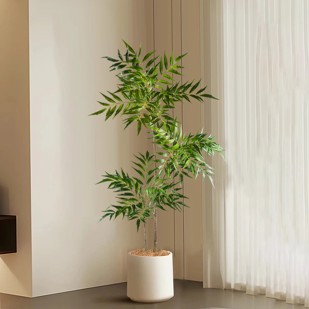 Albero Artificiale Palma Real Touch Grande Regolabile 140 Cm Per Casa Ufficio Decorazione Tropicale Elegante