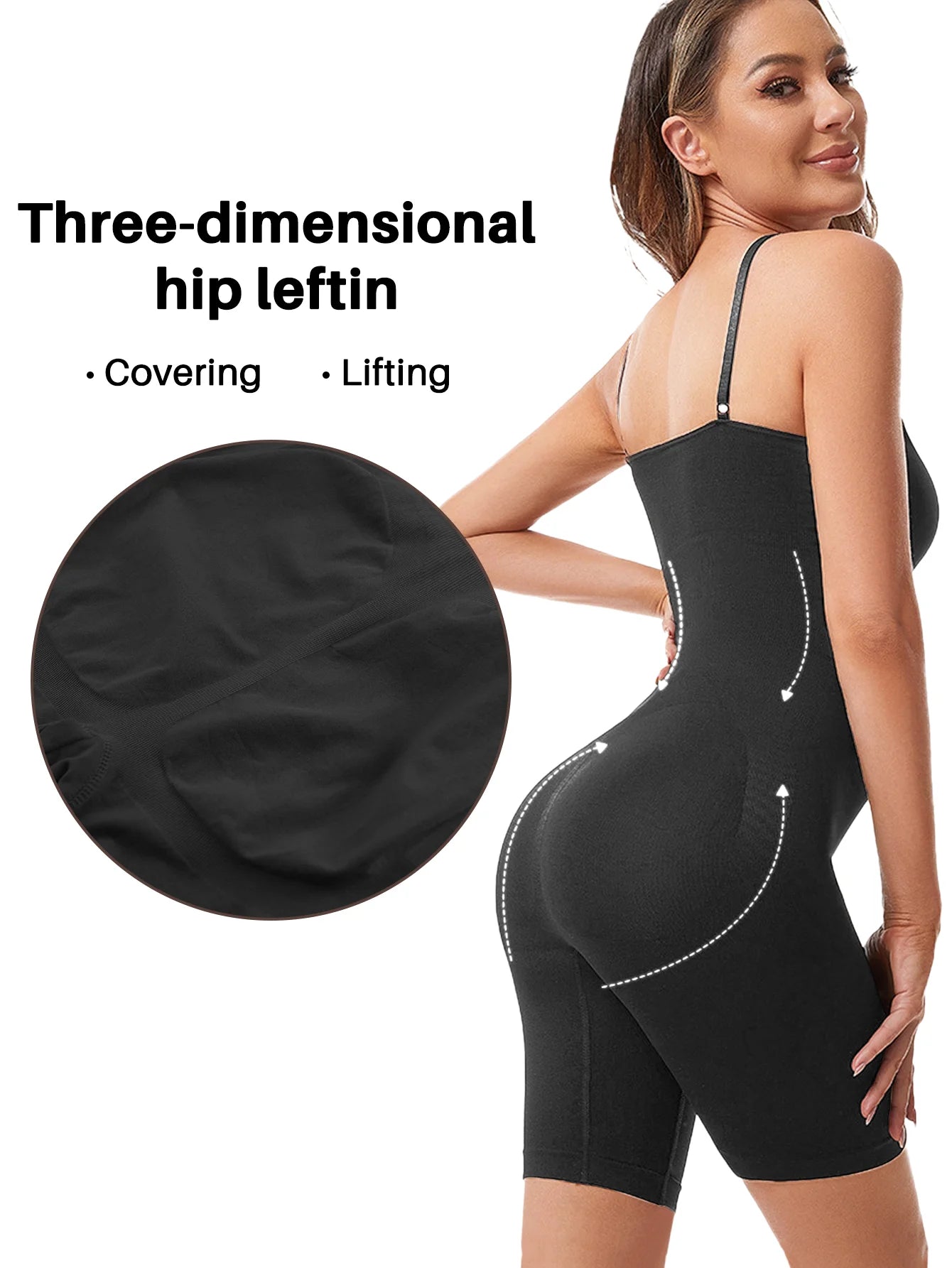 1PC Copertura Completa Shapewear Body Coscia Sottile Body Suit Schiena Bassa Shaper Del Corpo Senza Soluzione di Continuità Shapers Più Sottile Sicuro Biancheria Intima Tuta