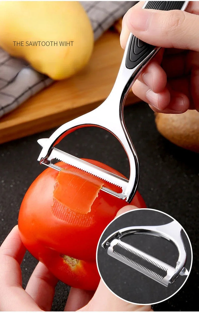 Pelapatate In Acciaio Inossidabile Multifunzionale Grattugia Per Carote Utensili Da Cucina Accessori