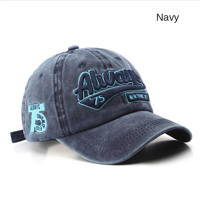 Berretto Da Baseball Unisex Cotone Lavato Con Ricamo Lettere Snapback Estate 2022 Hip Hop Casquette