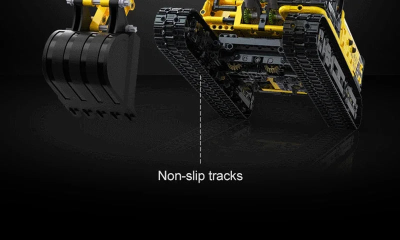 1702 Pz Cada 1:20 Città di Ingegneria di Controllo Remoto Auto FAI DA TE Modello Building Blocks RC Escavatore Mattoni Giocattoli Per I Bambini Regalo