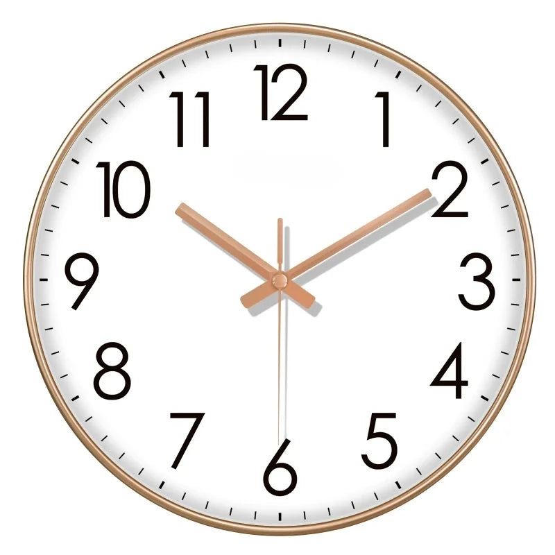 Orologio Da Parete Quarzo Numeri Grandi Facile Da Leggere Decorazione Domestica Moderna Silenzioso Senza Ticchettio