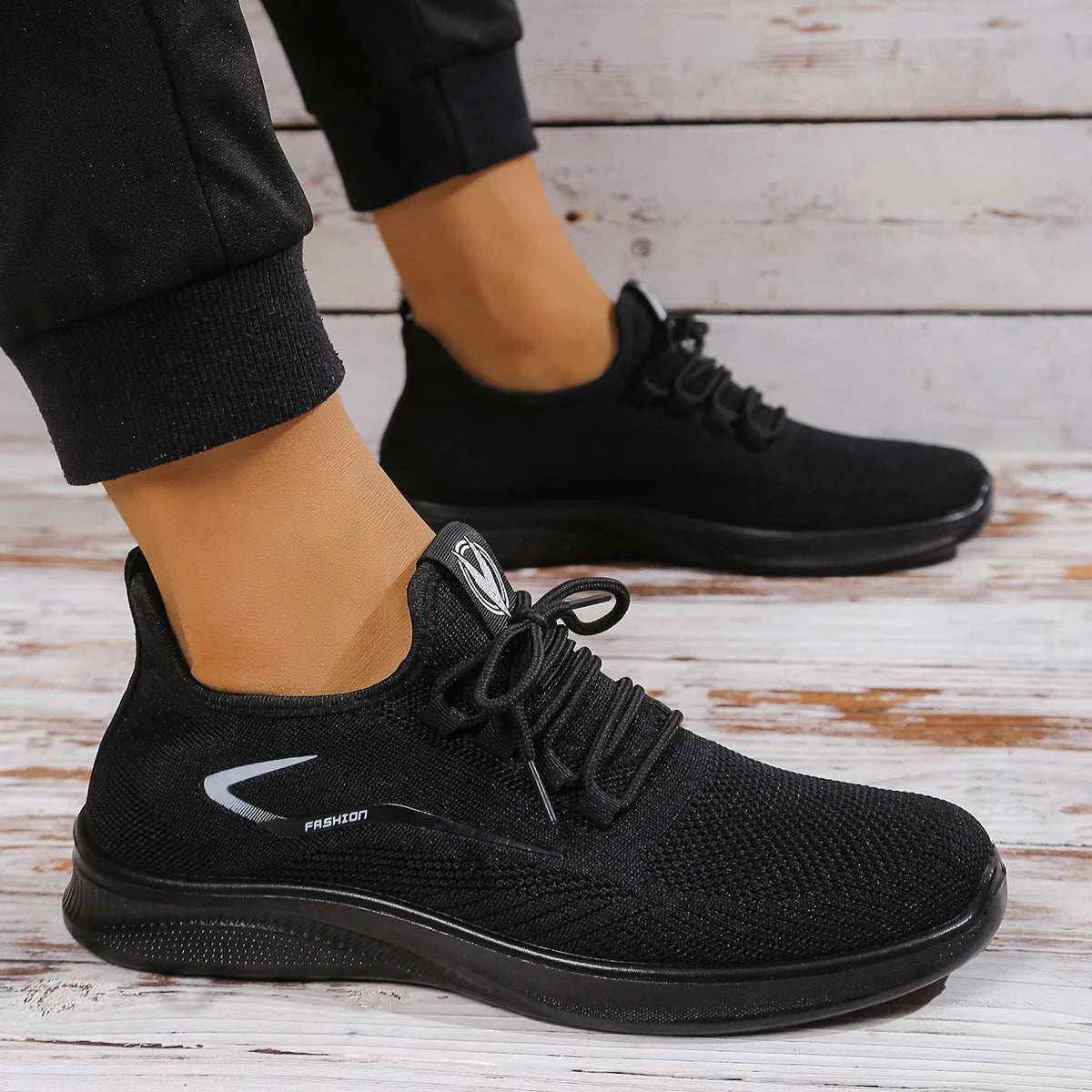 Scarpe Da Uomo Lavorate A Maglia Traspiranti E Comode Modello Nuovo Scarpe Sportive In Rete Per Primavera E Autunno