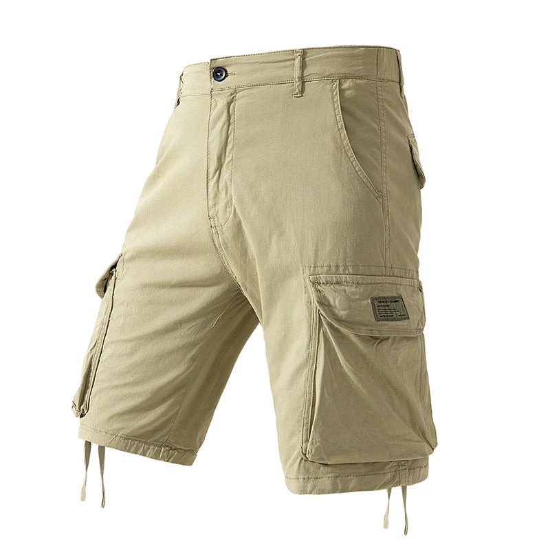 Pantaloncini Cargo Estivi Da Uomo In Cotone Con Tasche Multitasche Per Spiaggia E Tempo Libero Casual Primavera