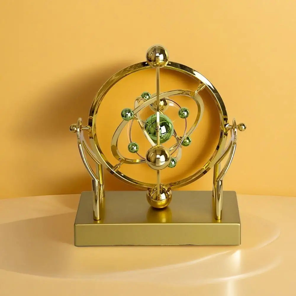 Pendolo Perpetuo Orbita Celeste Decorazione da Scrivania Cinetica Modello Astronomico per Home Office Scultura Rotante
