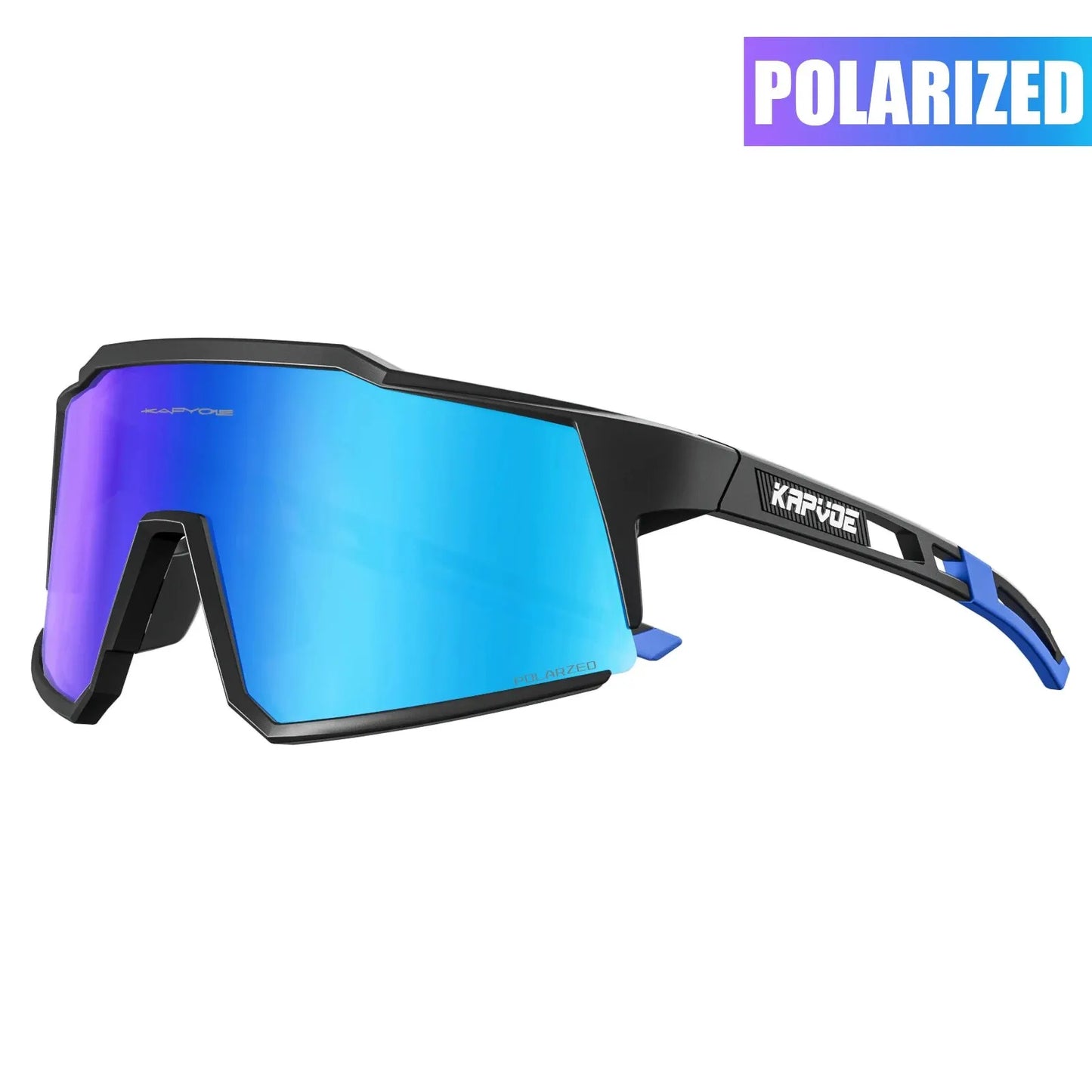 Kapvoe Occhiali Da Ciclismo Polarizzati UV400 Leggeri Per Bici Strada MTB Attrezzatura Sportiva