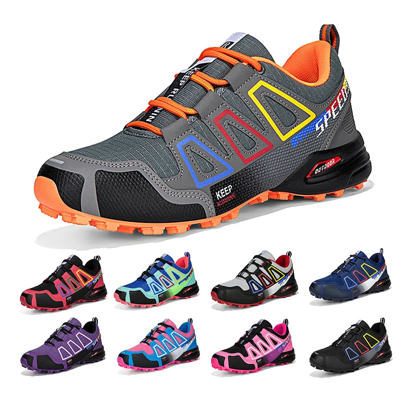 Scarpe Da Trekking All'aperto Unisex Antiscivolo Con Lacci Leggere Per Allenamento Tattiche Da Uomo Ciclismo Casual