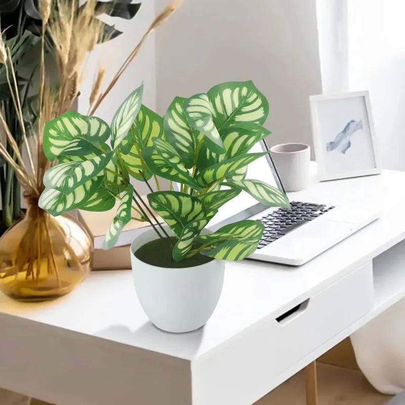 Fiori E Piante Artificiali In Vaso Per Decorazioni Bonsai Da Tavolo Simulazione In Plastica Per Composizioni Floreali