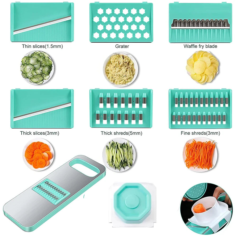 Affettatrice Verdure E Patate Taglio Naturale French Fry Cutter Veggie Dicer Veg Chopper In Acciaio Inox