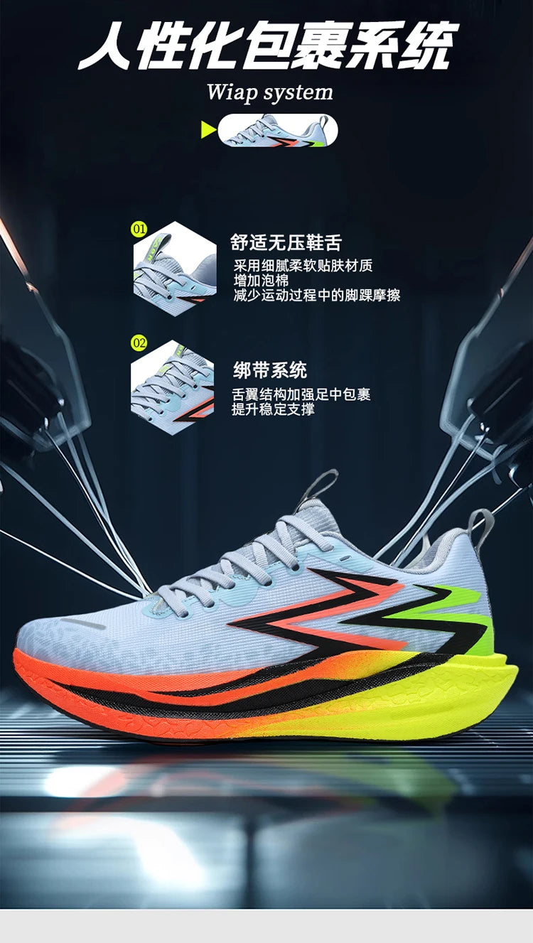 Scarpe Da Corsa Marathon Uomo Con Piastra In Carbonio Leggere E Traspiranti Sneakers Atletiche Per Donna Comode
