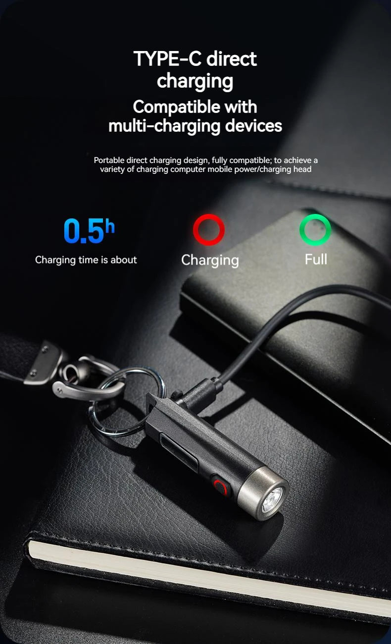 Philips Mini Torcia SFL1121 Alta Intensità Ultraluminosa Ricaricabile Portatile Autodifesa Emergenza Esterna 200 Metri
