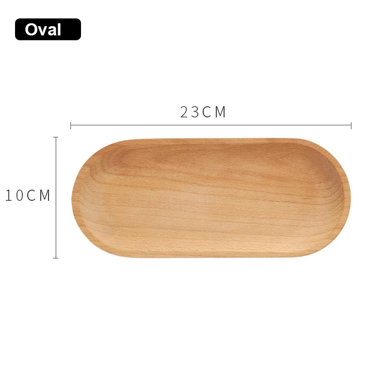Vassoio In Legno Di Noce Ins Wind Rettangolare Piatto Da Pranzo Piccolo Per Tè Caffè Torta Pane Giapponese Massello