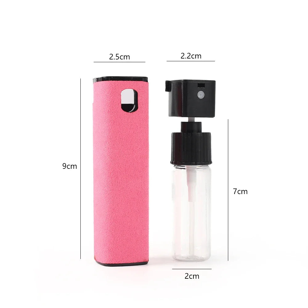 Detergente Per Schermo Con Bottiglia Spray 2 In 1 E Set Di Panni In Microfibra Per Computer E Smartphone Pulizia Auto