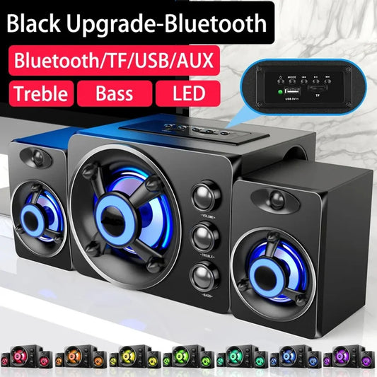 Barra Sonora Bluetooth HiFi 3D Con LED Colorati Per TV E Home Theater Immersiva Per Appassionati Cinema
