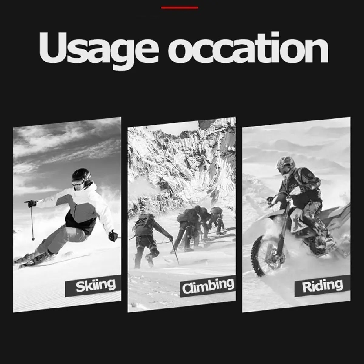Guanti Da Ciclismo Invernali Con Supporto Al Polso E Touch Screen Antivento Antiscivolo Con Dita Intere
