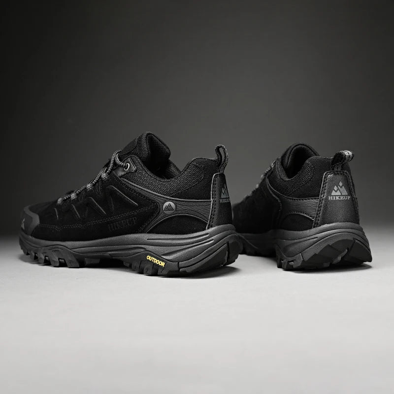 Hikeup Scarpe Da Uomo In Pelle Impermeabili Da Lavoro Invernali Antiscivolo Lusso Moda Stivali Da Uomo