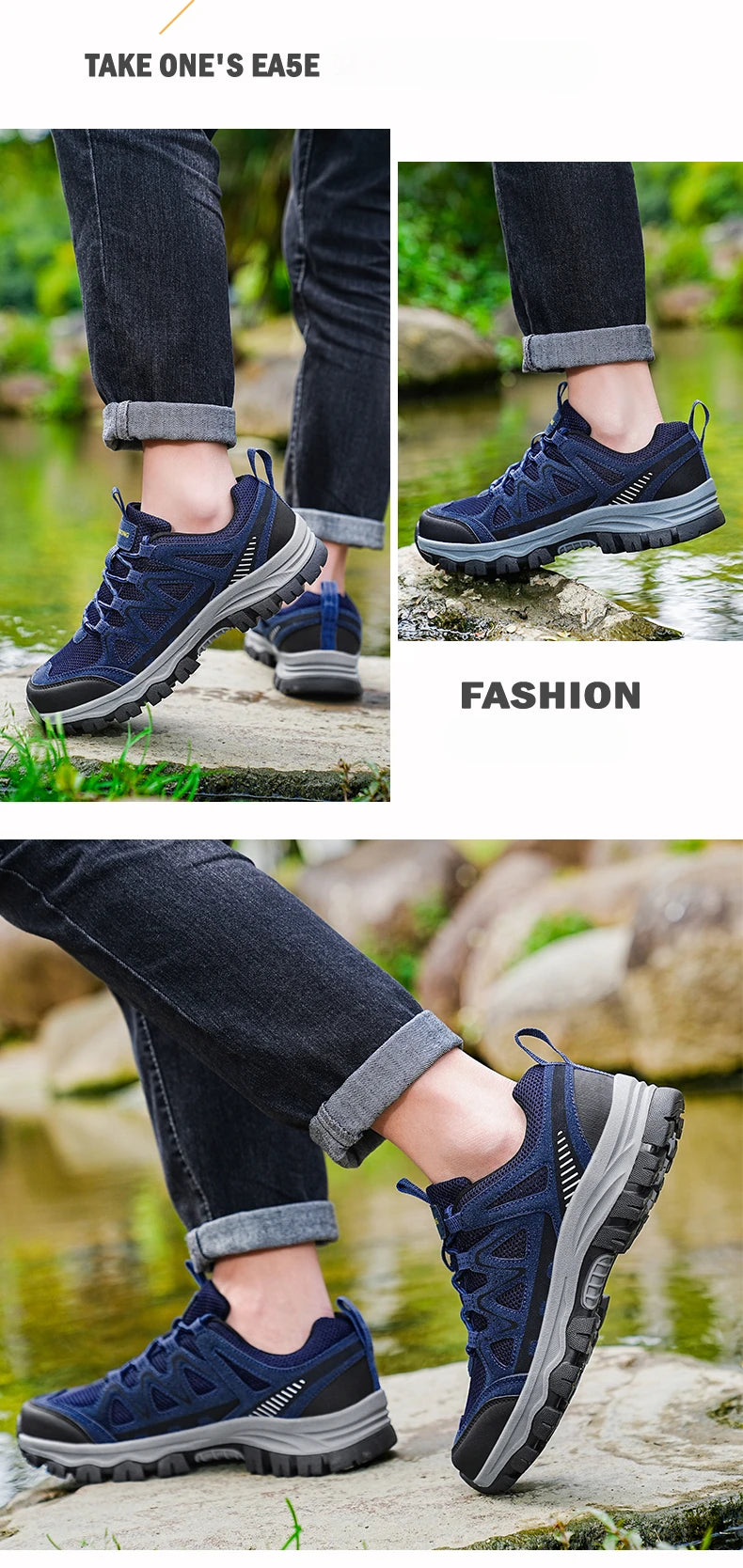 Scarpe Da Trekking Grandi Da Uomo Per Lavoro All Aperto Comode E Resistenti All Usura Sneakers Casual Traspiranti