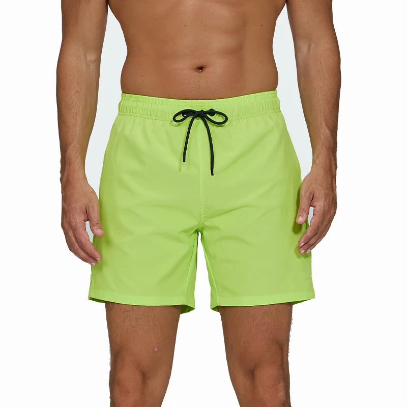 Costume Elasticizzato Uomo Escatch 2025 Pantaloncini Da Spiaggia Ad Asciugatura Rapida Tasche Cerniera Fodera Rete